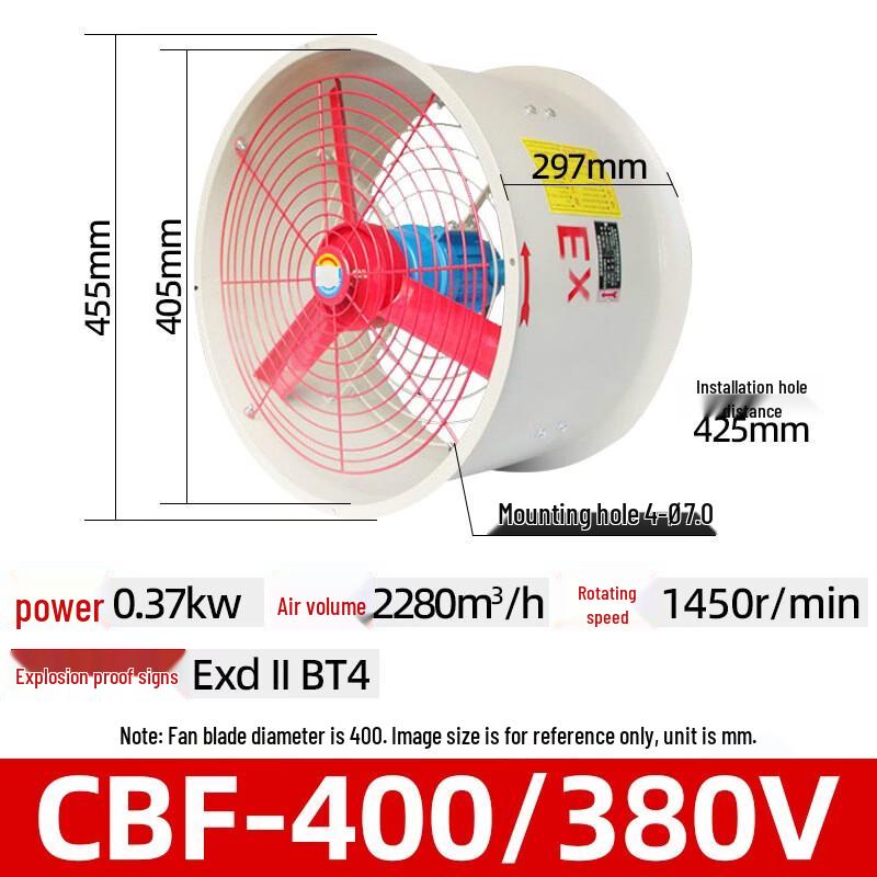 UOSU CBF Explosion-Proof Industrial Axial Flow Fan