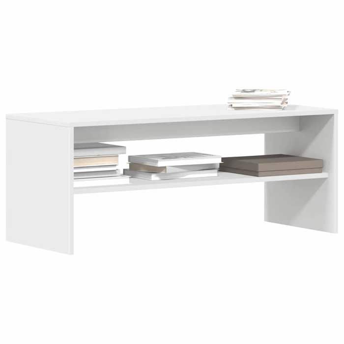 VidaXL TV Stand White 100 X 40 X 40 Cm Chipboard 859118