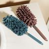 1pc Extendable Handle Feather Duster Telescopic Dust Brush Cobweb Brush Catcher Mites Gap Dust Car Home Cleaning Tools