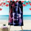 Pirate Art Print Beach Towel, Large Soft Quick Dry Towel for Beach Camping Swimming