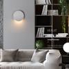 Nordic Metal Wall Lamp Minimalist LED Round Wall Lights for Bedroom Living Rooms Study Bedside Office Decorate Lighting Fixtures
