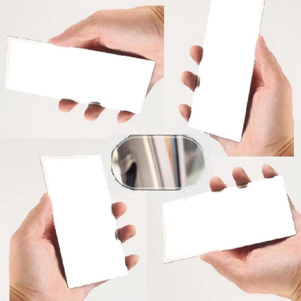 High-Definition Stainless Steel Dual-Use Car Visor Makeup Mirror
