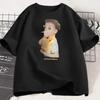 Korean Style TShirt Cute Kid Praying Hands Graphic Shortsleeved Unique Photo Print Design Funny StateUnisext Tee for Unisex WOMEN