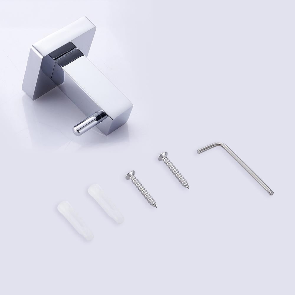 Double Hook Coat Towel Clothes Hanger Hook Heavy Duty Stainless Steel
