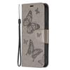 For Samsung Galaxy S25/S24 Phone Case Butterfly Imprinted PU Leather Wallet Cover