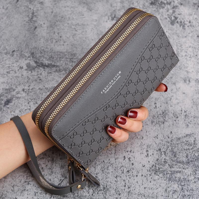 Women s Long Double-Layer Zipper Wallet with Large Capacity Multifunctional Phone Coin and Key Holder 798₽