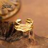 Elegant Open Band Ring Adjustable Lightweight Comfortable to Wear Anti-Oxidation