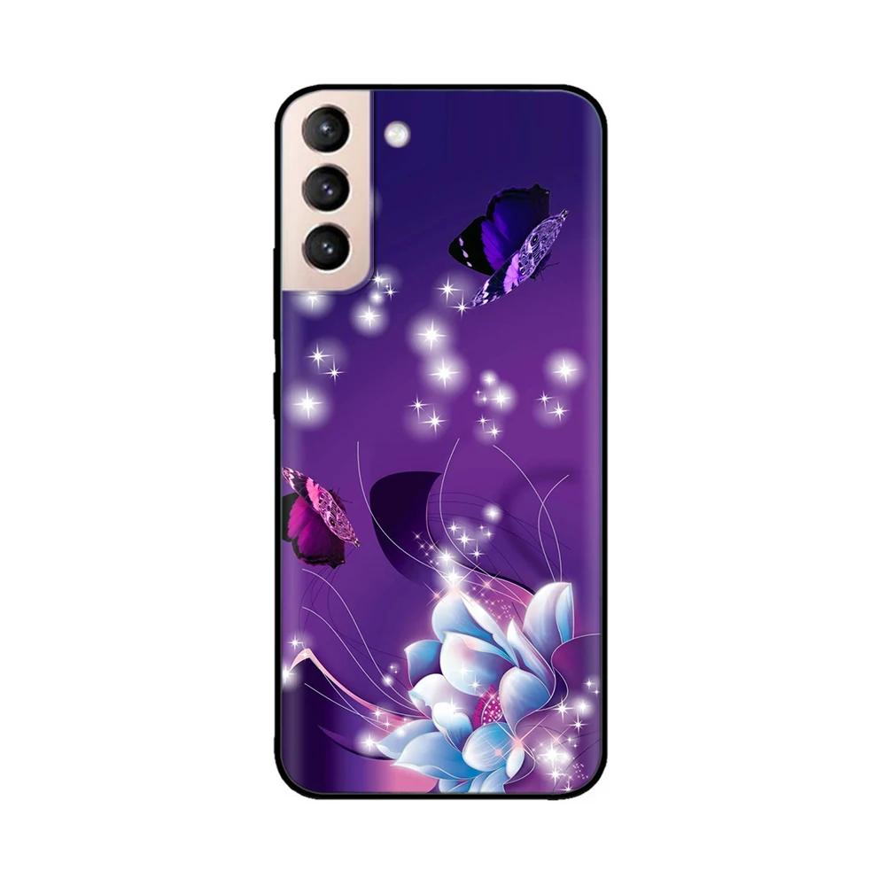 For Samsung Galaxy S21 Plus Case Soft Black Silicone Cover Protective Shell For Samsung Galaxy S21 Plus Ultra S21+ FE 5G Case
