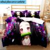 Kamado Dreams In The Night Sky 3PCS Print Bedding Set, Includes A Duvet Cover and Two Pillowcases for Bedroom, Dormitory, Suitable for All Seasons