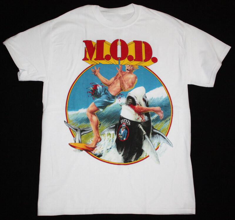 

M.O.D. SURFIN M.O.D.88 METHOD OF DESTRUCTION White All Size Shirt 2XL