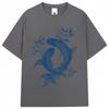Japanese Koi Fish Tokyo Style Graphic Tshirt Unisex Women Fashion Vintage Summer Tshirts pure Cotton Casual Tees Streetwear