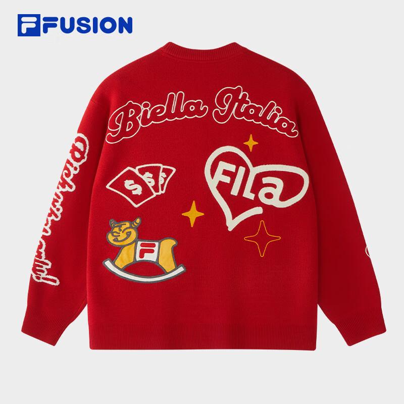 FILA FUSION Lucky Clover Unisex Knit Sweater