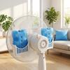 1 Set Reusable Fan Mounted Ice Pack Holder Ice Cups Floor Fan Ice Bag Slot Bathroom