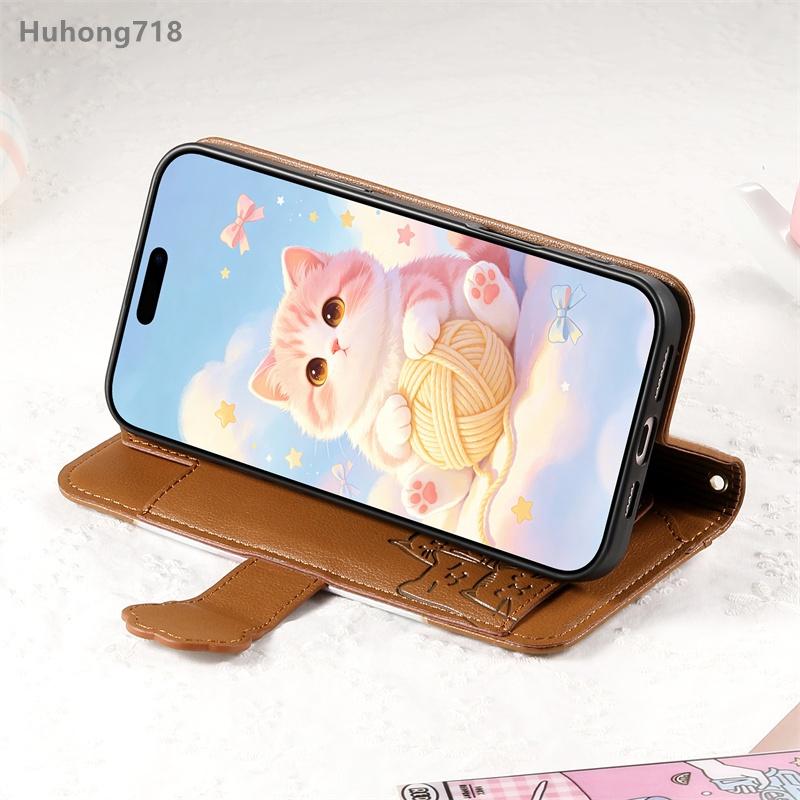 For OPPO A5 A5X A6 A6C A6S A6T A6X A15 A15S A16 A35 A55S 2020 2025 Pro 4G 5G Case Flip Leather Zipper Coin Purse Wallet Cover Multi Card Slots