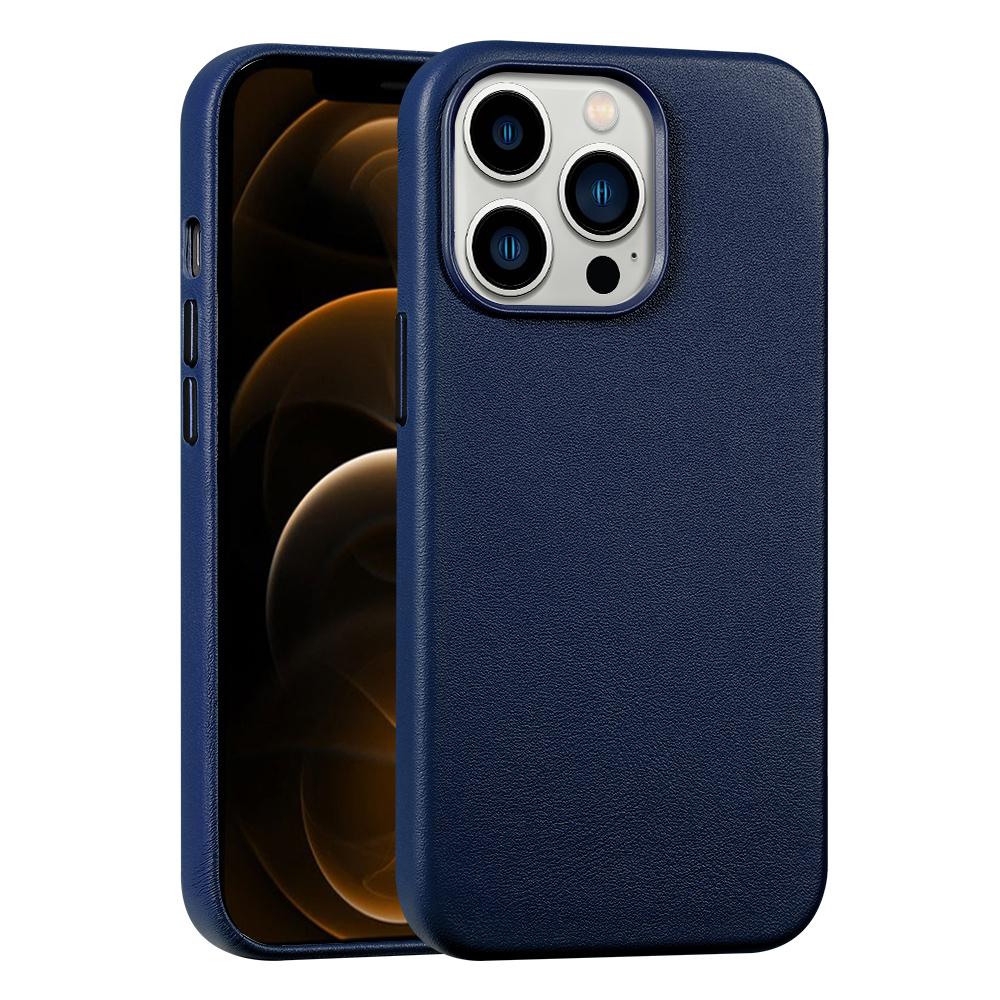 Saldi di liquidazione per Custodia Magsafe in Vera Pelle per iPhone 12 13 Pro Max 13 Mini Cover di Ricarica Wireless Magnetica