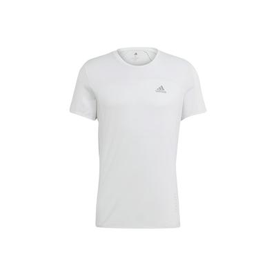 Solid Color Logo Crew Neck Sports Tee Men Tops White GK4302