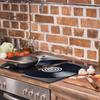 GLASS CUTTING BOARD 2x 30x52 VINYL RECORD
