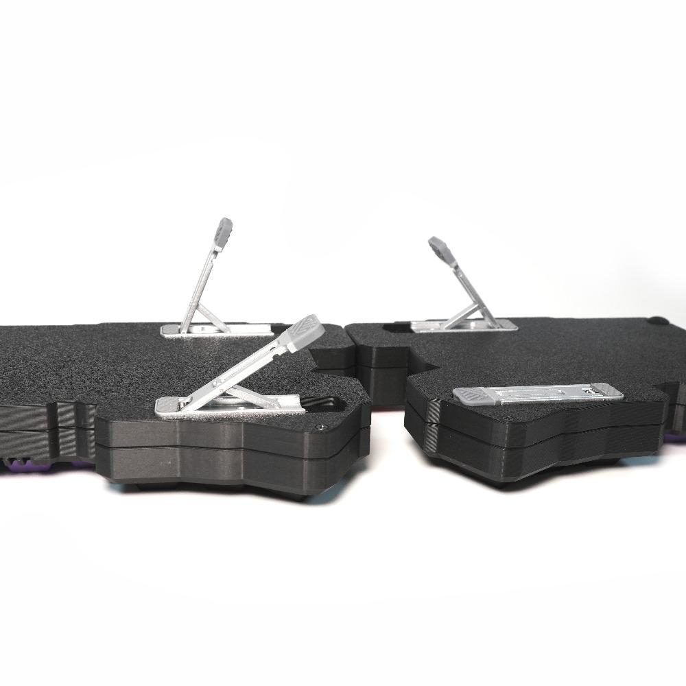 Silakka54 Split Keyboard Kit Tenting Adjustable Tilt Stand Custom Wired Hot Swap Mechanical Keyboard Support QMK/VIAL Keyboard