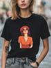 Stylish Women Graphic T-Shirt Women Trendy Tee Fashion Casual T-shirt Unisex T-Shirt