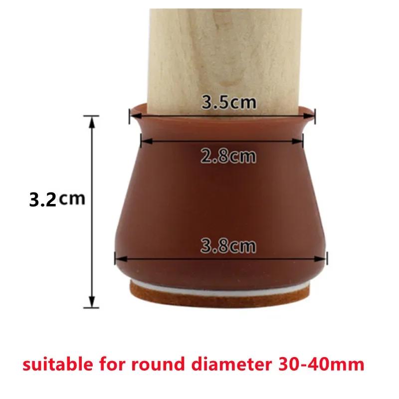 16 buc Capace pentru picioare de scaune din silicon Tampoane de protecție pentru picioare Mobilier Huse de masă șosete dopuri Acoperire pentru mobilier Picioare de nivelare Decor acasă