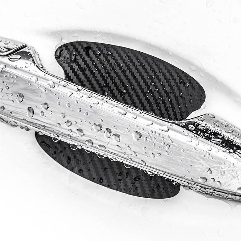 Univerzální samolepka na misku kliky z uhlíkových vláken pro BMW E46 E60 E87 E90 F10 F30 Golf 4 5 6 7 Fiat 500 Peugeot 206 207 208 Passat