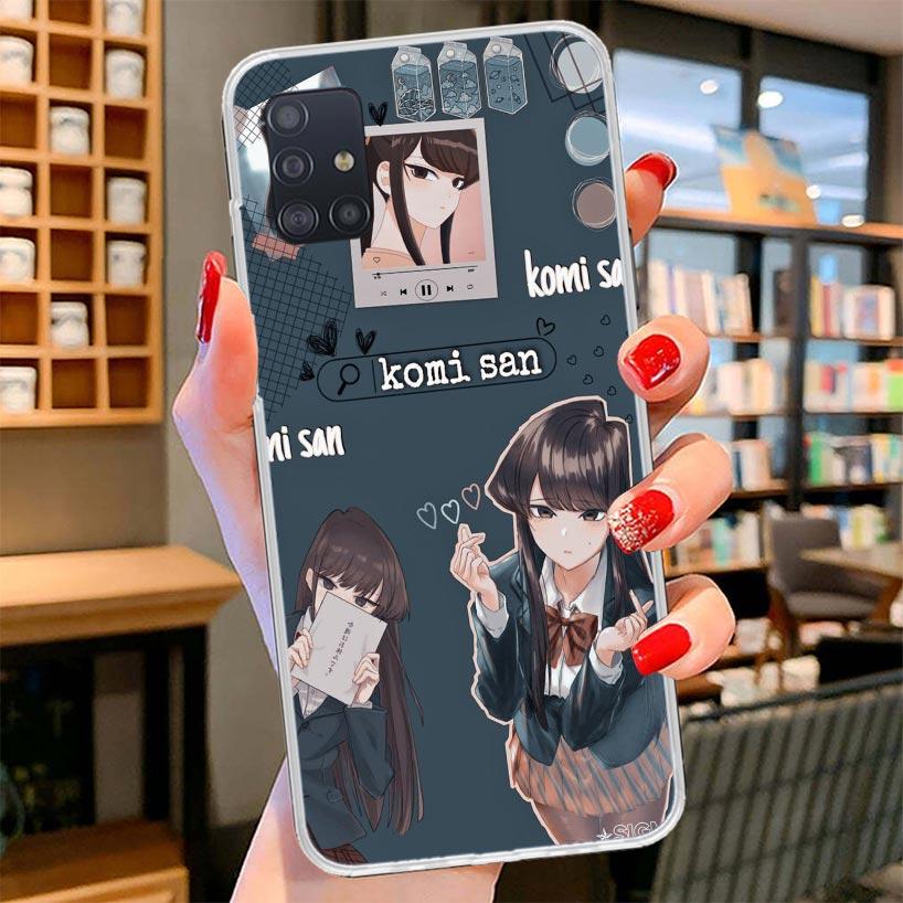 Komi Can't Communicate Cover Phone Case For Samsung Galaxy A12 A22 A32 A52 A72 A02S Phone Case Note 20 Ultra 10 S10 Plus A51 A71
