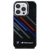 BMW BMHCP16L23HTRAK iPhone 16 Pro 6,3" schwarz/schwarz Hartschalen-Case Motorsport IML Zufällige Streifen