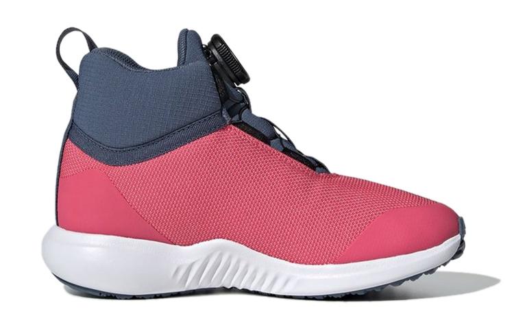 Adidas Fortatrail X Boa K Sports Slip Resistant Cushioning Breathable Mid top Kids' Running Shoes Pink Kids' G27196