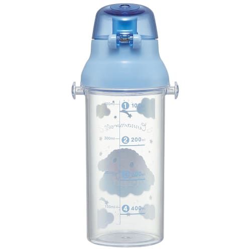 Skater Children's Clear Plastic Water Bottle 480ml Cinnamoroll Starry Sky Sanrio With Scale to Manage Hydration PSB5TRC-A