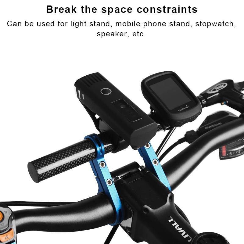 Suport pentru mâner pentru bicicletă Aliaje de aluminiu Suporturi extinse din fibră de carbon Suport pentru faruri pentru bicicletă Suporturi extinse pentru ciclism