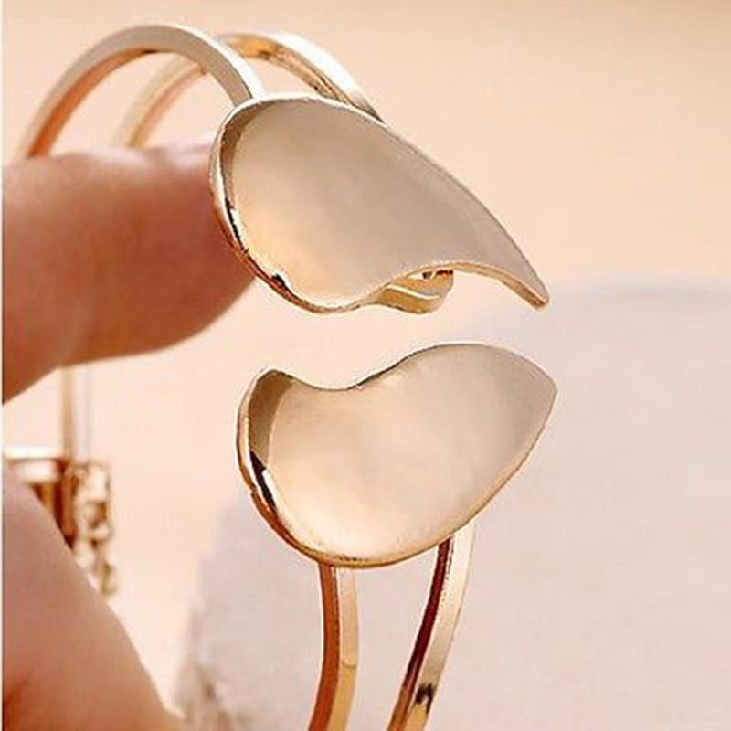 New Women Heart Bracelet 18K Gold Plated Bracelet Multilayer Chain Bangle Gift