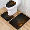 Star Bathroom Floor Mat Toilet Three-Piece Set