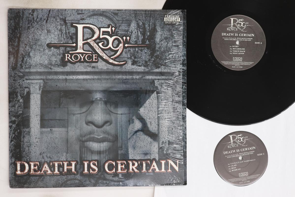 

LP Record ROYCE DA 5 9 - Death Is Certain KOCLP9500 Koch 2004 US Rap & Hip-Hop/R&B Used