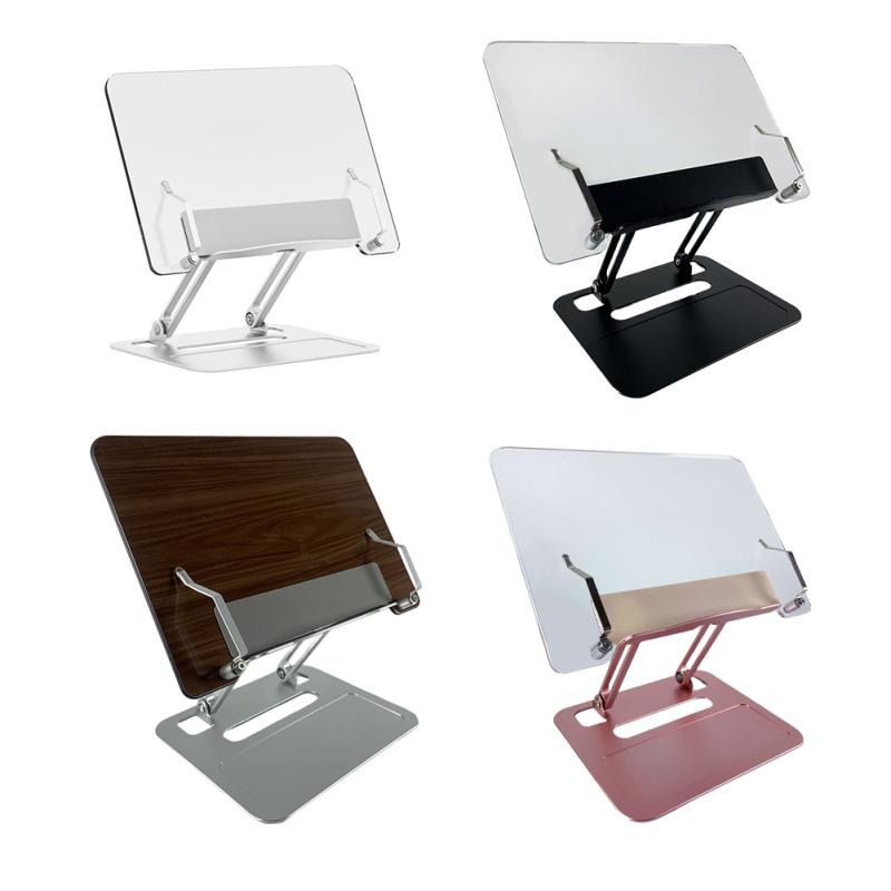 

Подставка для книг для чтения, регулируемый по высоте держатель для книг, складная подставка для чтения без рук, алюминий