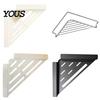Sink Caddy for Sponges Corner Shelf Triangular Storage Rack, Stainless Steel Hollow Mesh Rack Dish Stable Space Saving Sponge Holder Kitchen