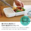 CB JAPAN Lunch Box Rice Boy 700ml Antibacterial Specification Light Gray Securely Fixed with 4-point Lock Double Sealing Prevents Juice from Leaking