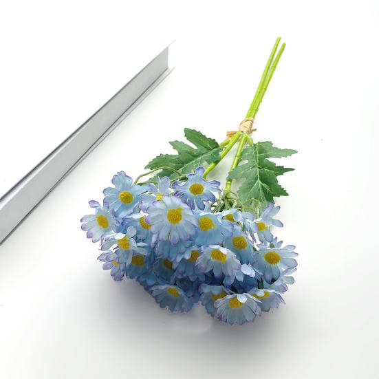 Künstliches Kamillenbündel Künstliche Kamillenblüten mit biegsamen Stielen UV-beständige realistische Kunstblumen für Zuhause Vase Garten Hochzeitsdeko