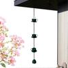 Rain Gutter Chains - Cup Style Long Lasting Water Drainage, Durable Rain Chain, Outdoor Water Management | Walkway Courtyards Pathway Balcony for Walk