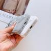 For iPhone 17 16 15 14 Pro Max Air Plus Love Hearts Embossed Leather Camera Lens Protector Full Protection Soft Back Cover