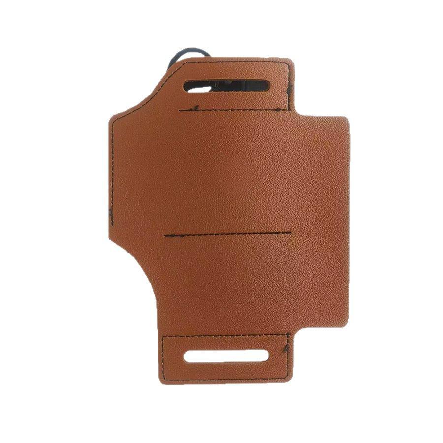 In-Stock Tactical EDC Tool Set: Leather Waist Bag with Flashlight & Keychain