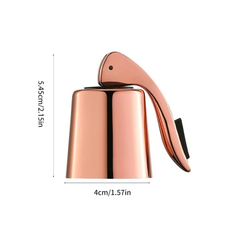 Stainless Steels Wine Bottle Stoppers Reusable Vacuum Leakproof Bottle Plugs Kitchen Tool Wine Preservations Sealing Plugs