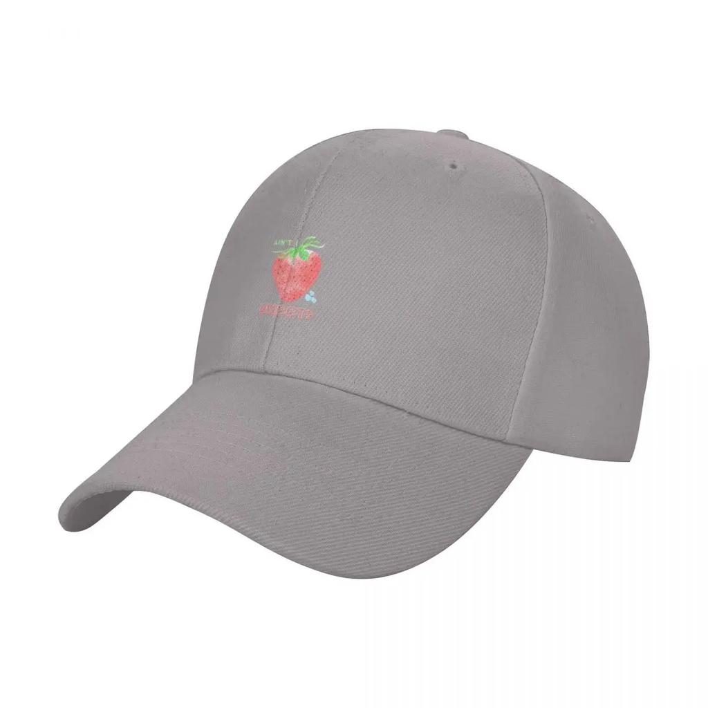 Watercolor and Ink Strawberry Aint I Sweet Baseball Cap Designer Cap Hats On Offer Beach Outing Streetwear Hats Women Unisexs
