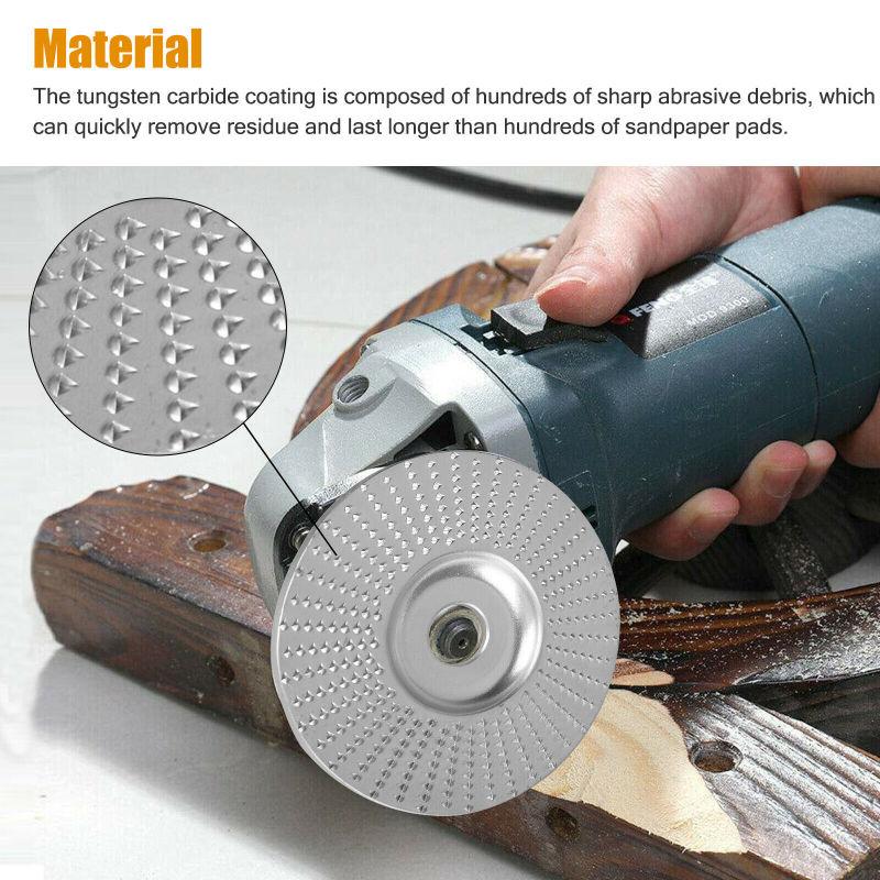 100mm Hard Alloy Wood For Grinding Carving Shaping Disc For Angle Grinder  Wheels