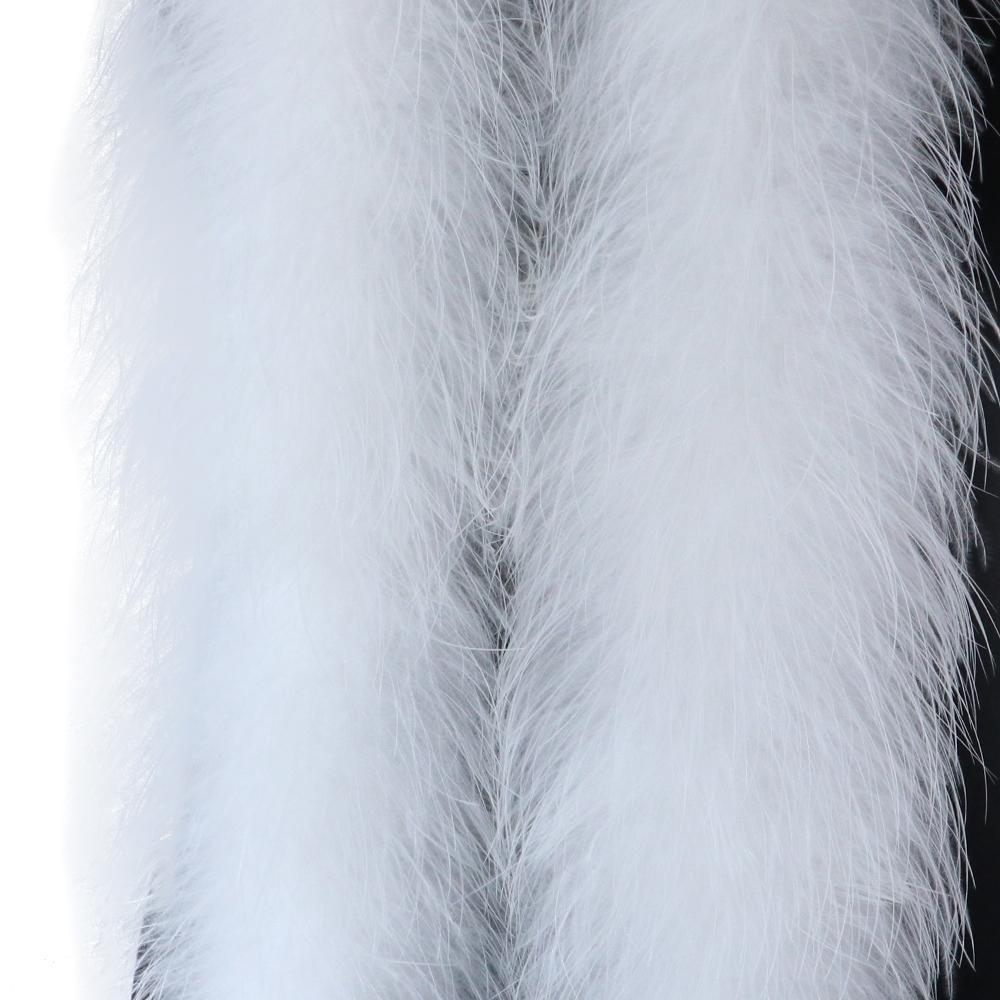 2M Fluffy Marabou Feather Boa For Crafts Wedding Party Costume Stage Decoration Fuzzy Feathers Boas Trim Stripe Diy Plume 50Gram