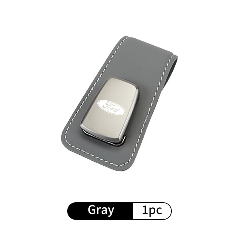 Fashion Car Sun Visor Glasses Stand Sunglasses Card Clip For Ford Escape Ecosport Fusion Explorer Expedition Taurus SN4