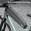 WEST BIKING YP0707426 For Bicycle Top Tube Bag Waterproof Extended TPU Road Bike Frame Bag