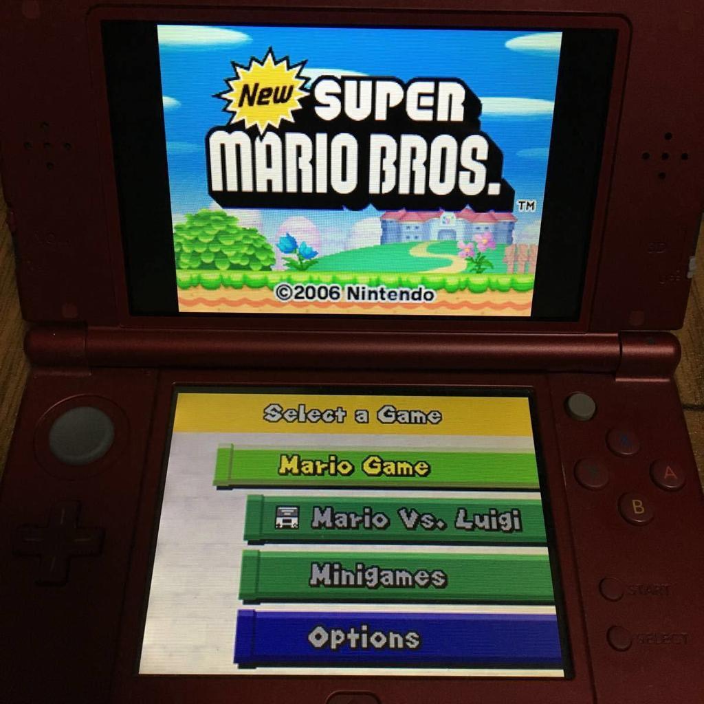 [USED] Tested/CIBNew Super Mario Bros. North American Ver. Nintendo DS Rare Red Case Edition