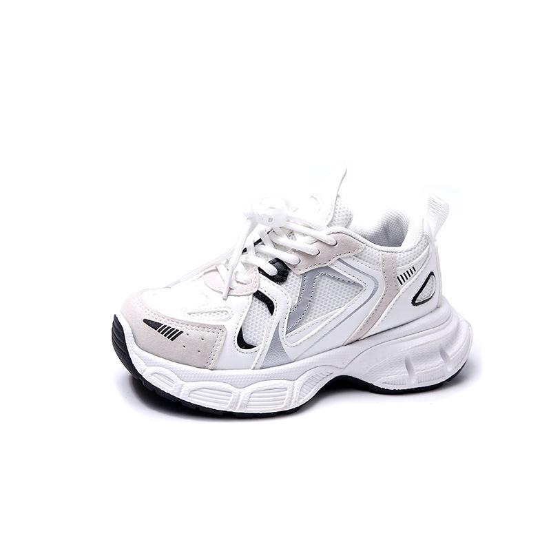 Boys net shoes 2025 spring and autumn new mesh dad shoes net shoes breathable fashion girls hollow sports shoes trendy brand