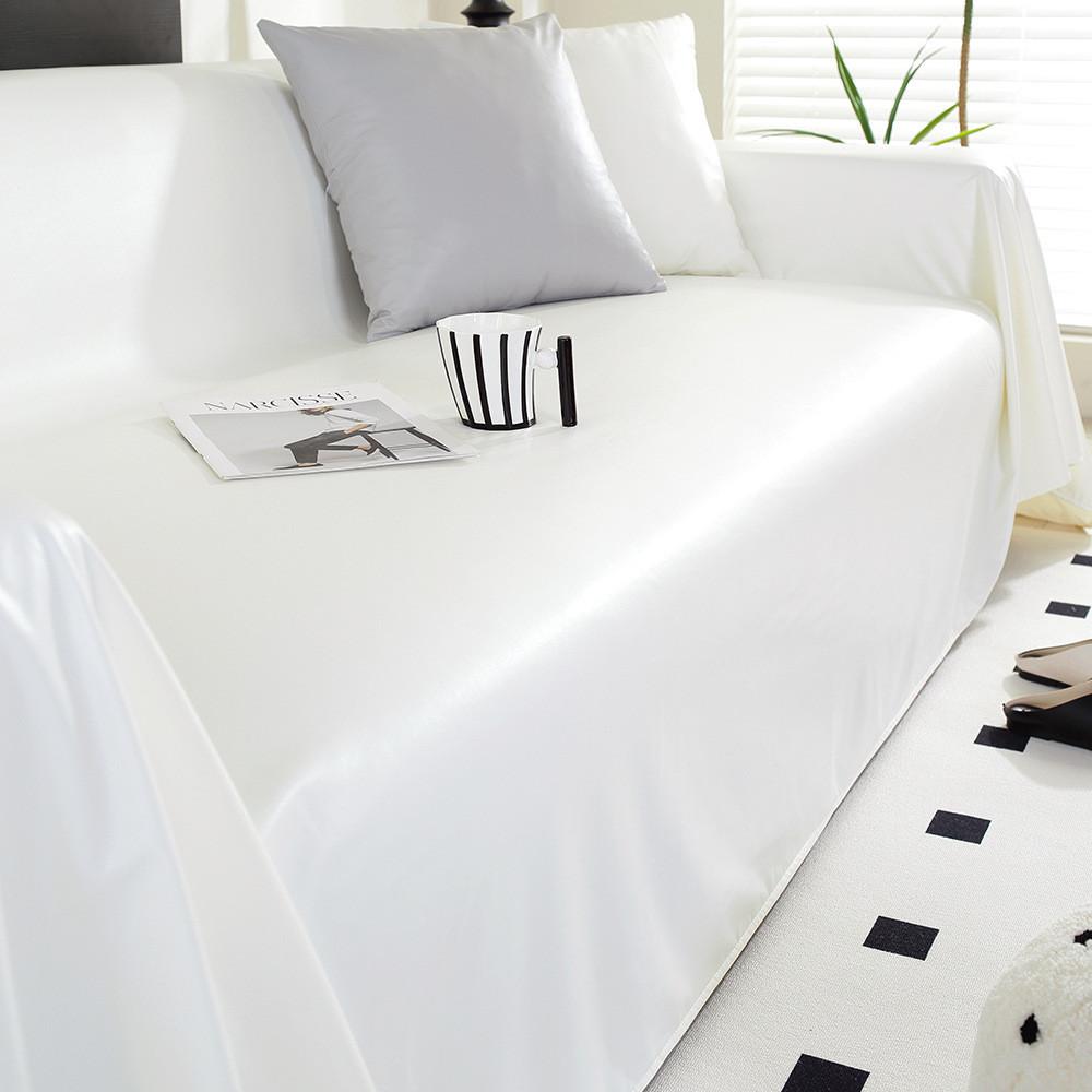 1pcs Simple Solid Color Sofa Mat Waterproof Non-slip Couch Cushion Four Season Universal  Protector Towel Case Home Decor