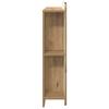 Headboard Cabinet Artisan Oak 80 Cm Engineered Wood